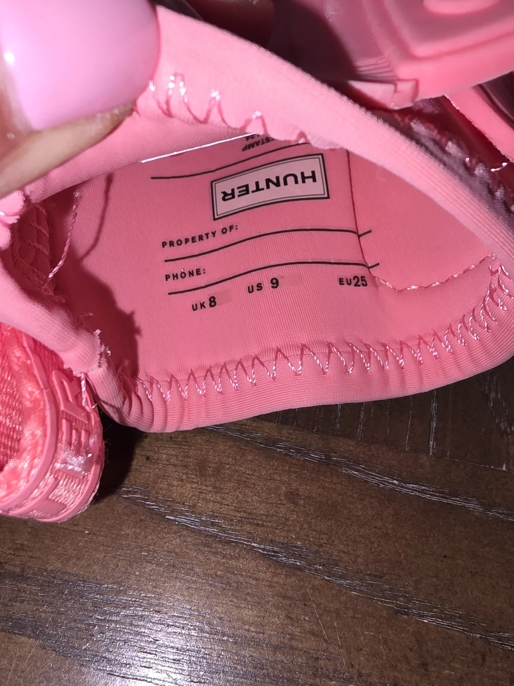 Hunter Kids' Pink Rain Boots